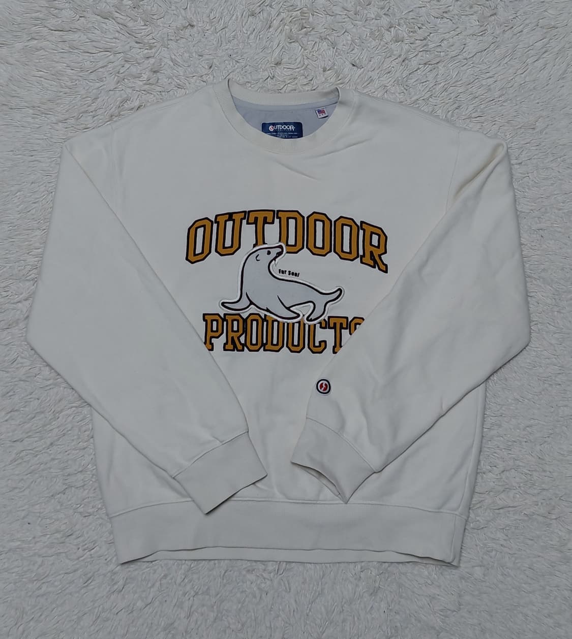 아웃도어 프로덕츠 아이보리 맨투맨 상품이미지1