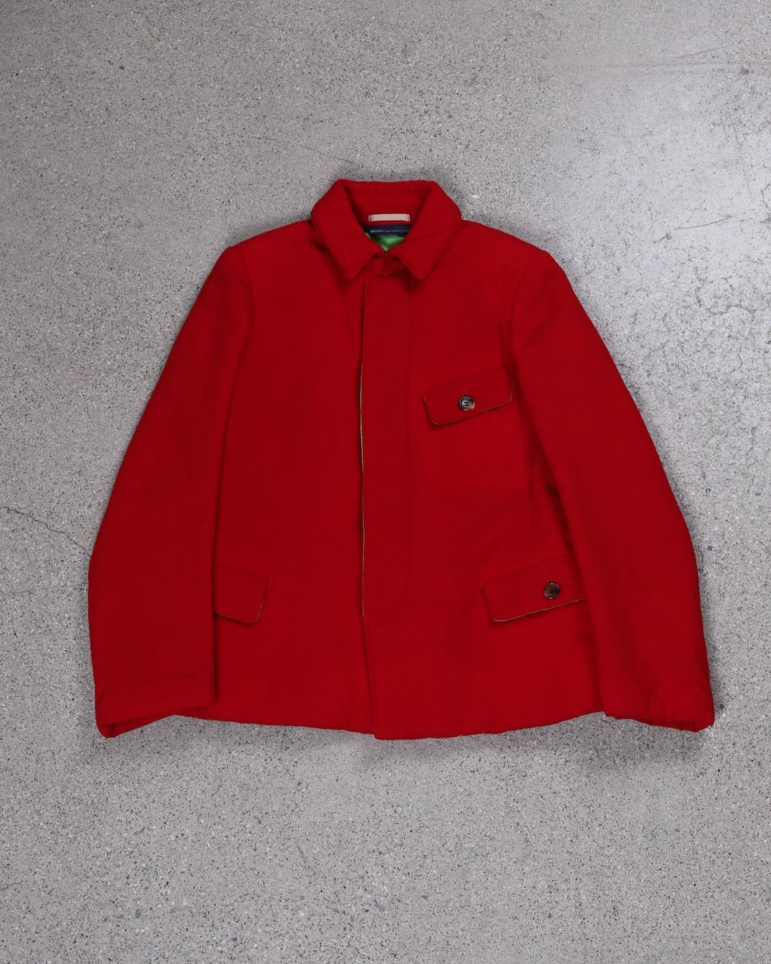 COMME des GARCONS FW96 Red Wool Jacket 상품이미지2