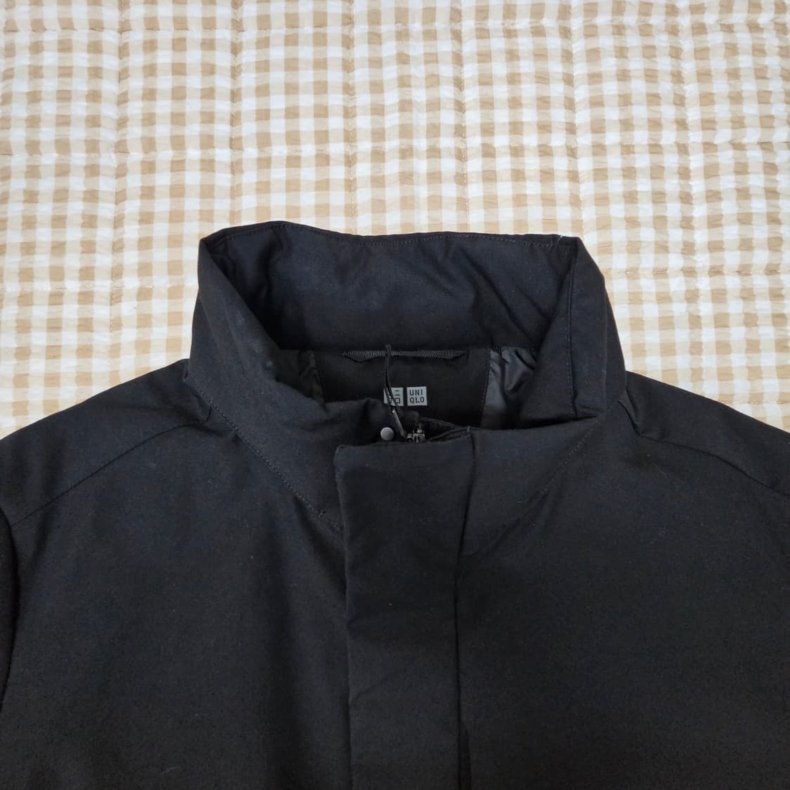 유니클로 오리털 코트형 패딩 남자100 상품이미지9