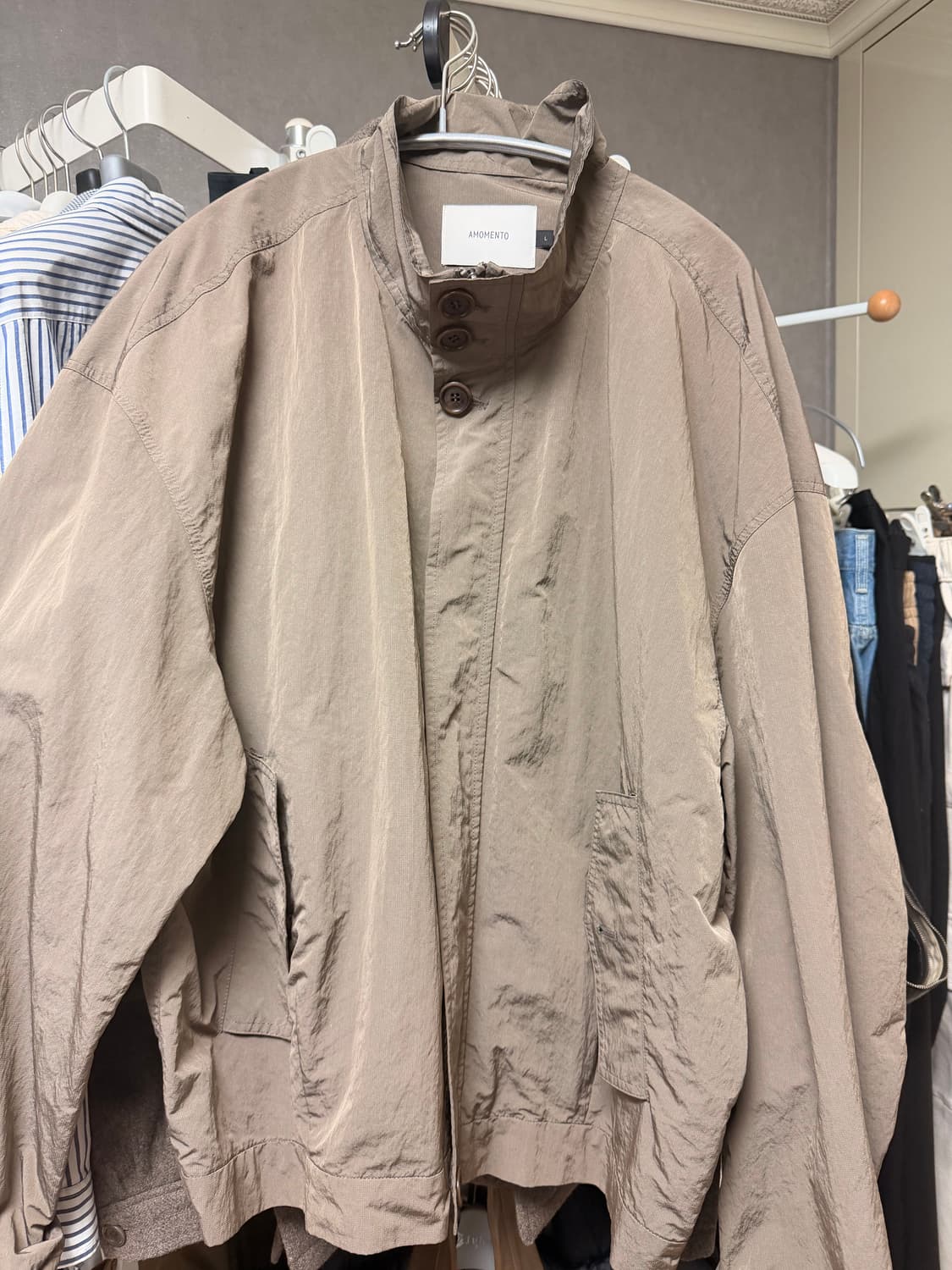 아모멘토 23ss 립스탑 볼륨 자켓 상품이미지2