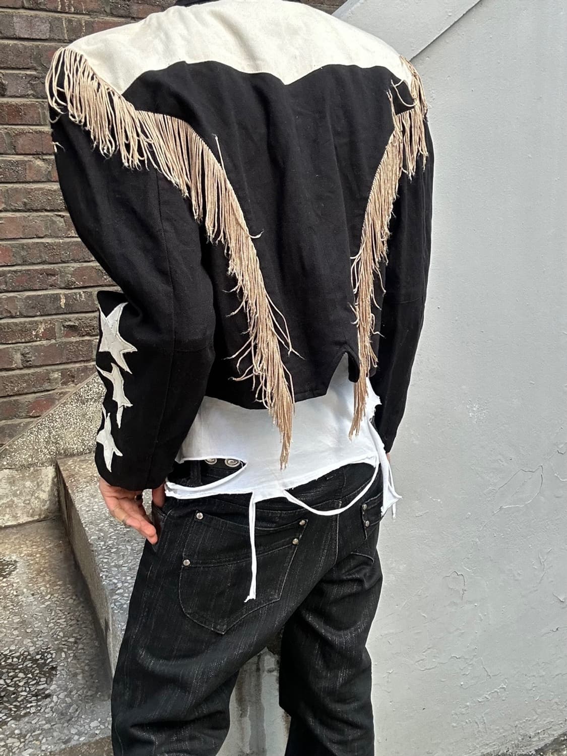 *rare* 90s USA 빈티지 웨스턴 스타 프린지 자켓 상품이미지2