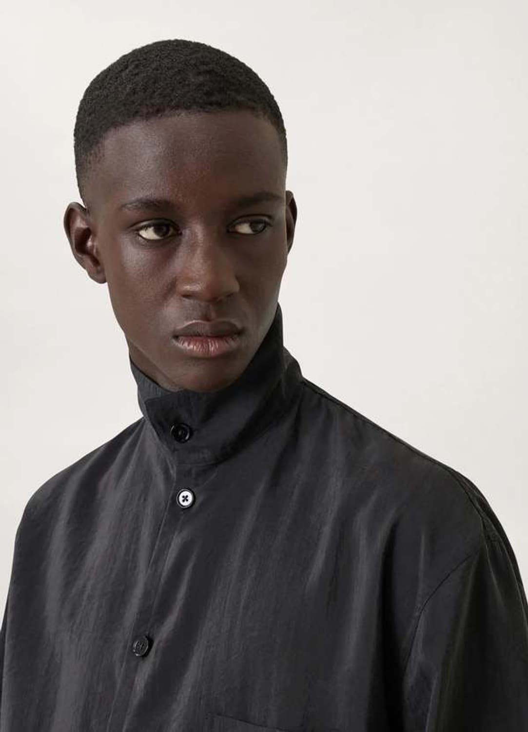 [구해요]르메르23SS 드라이실크 스탠드카라 스퀴드잉크48 상품이미지3