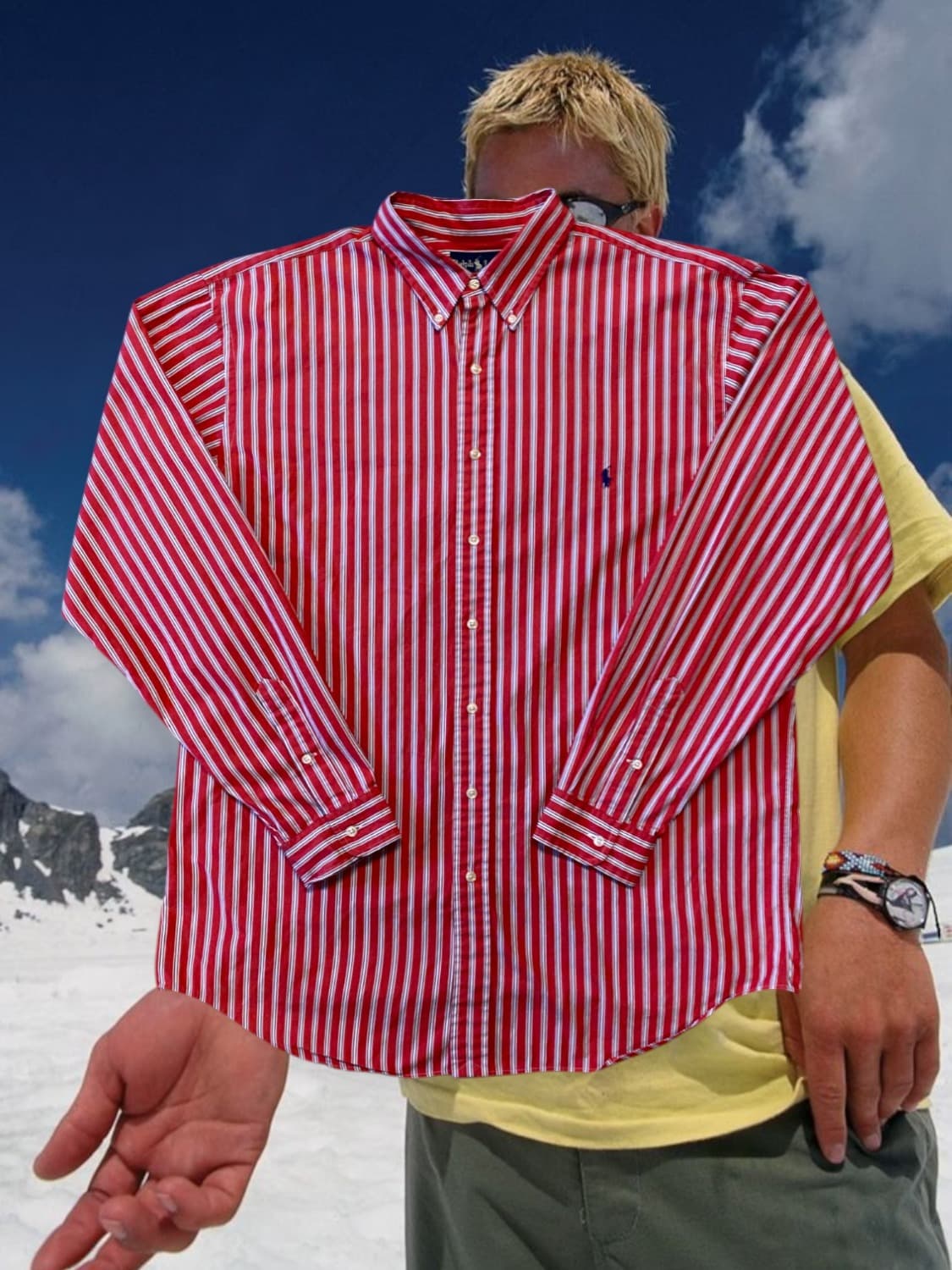 폴로랄프로렌 스트라이프 셔츠 (Man 2XL) 상품이미지1