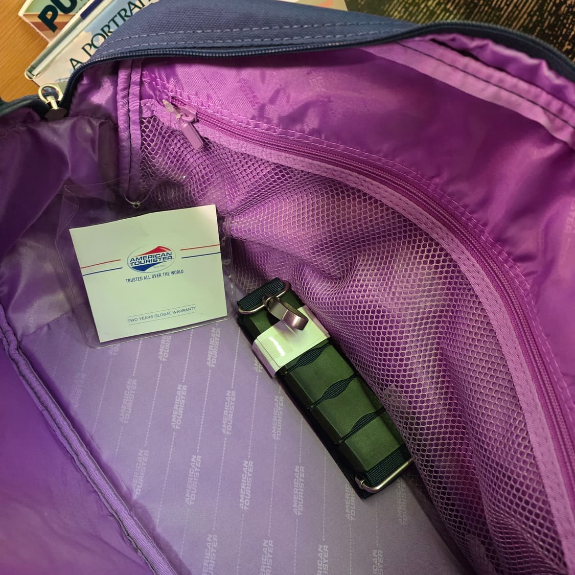 아메리칸 투어리스터 블루 보스턴백 상품이미지8