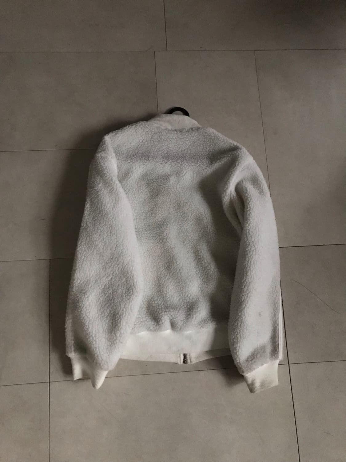 아디다스 아이보리 삼선 후리스 상품이미지10