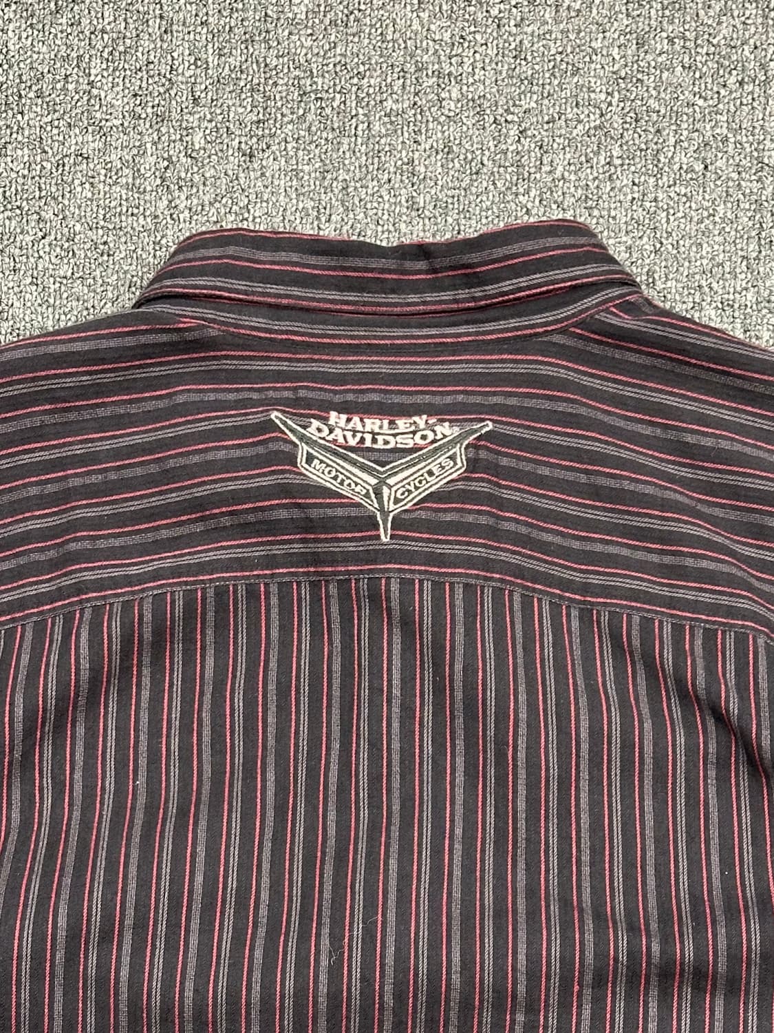 XL)할리데이비슨 vintage 멀티 스트라이프 긴팔셔츠 상품이미지6