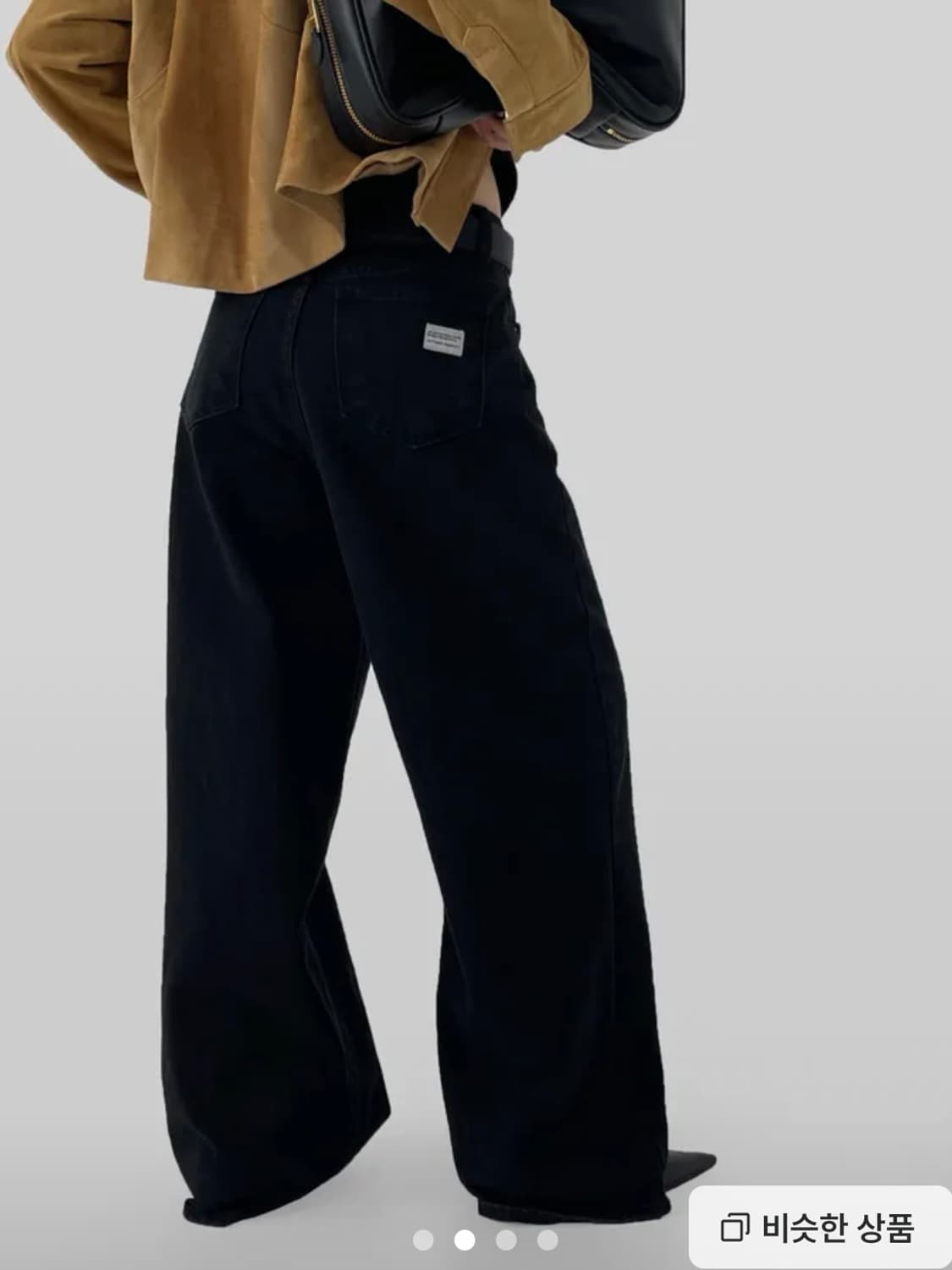 어텀 백패치블랙진 상품이미지2