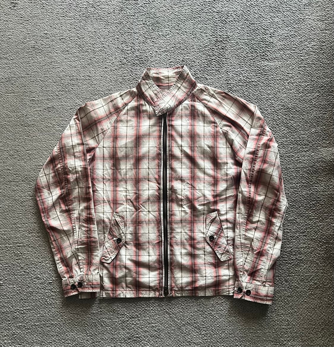 90s USA제 쇼트 Schott 오리지널 웨스턴 체크 자켓 상품이미지1