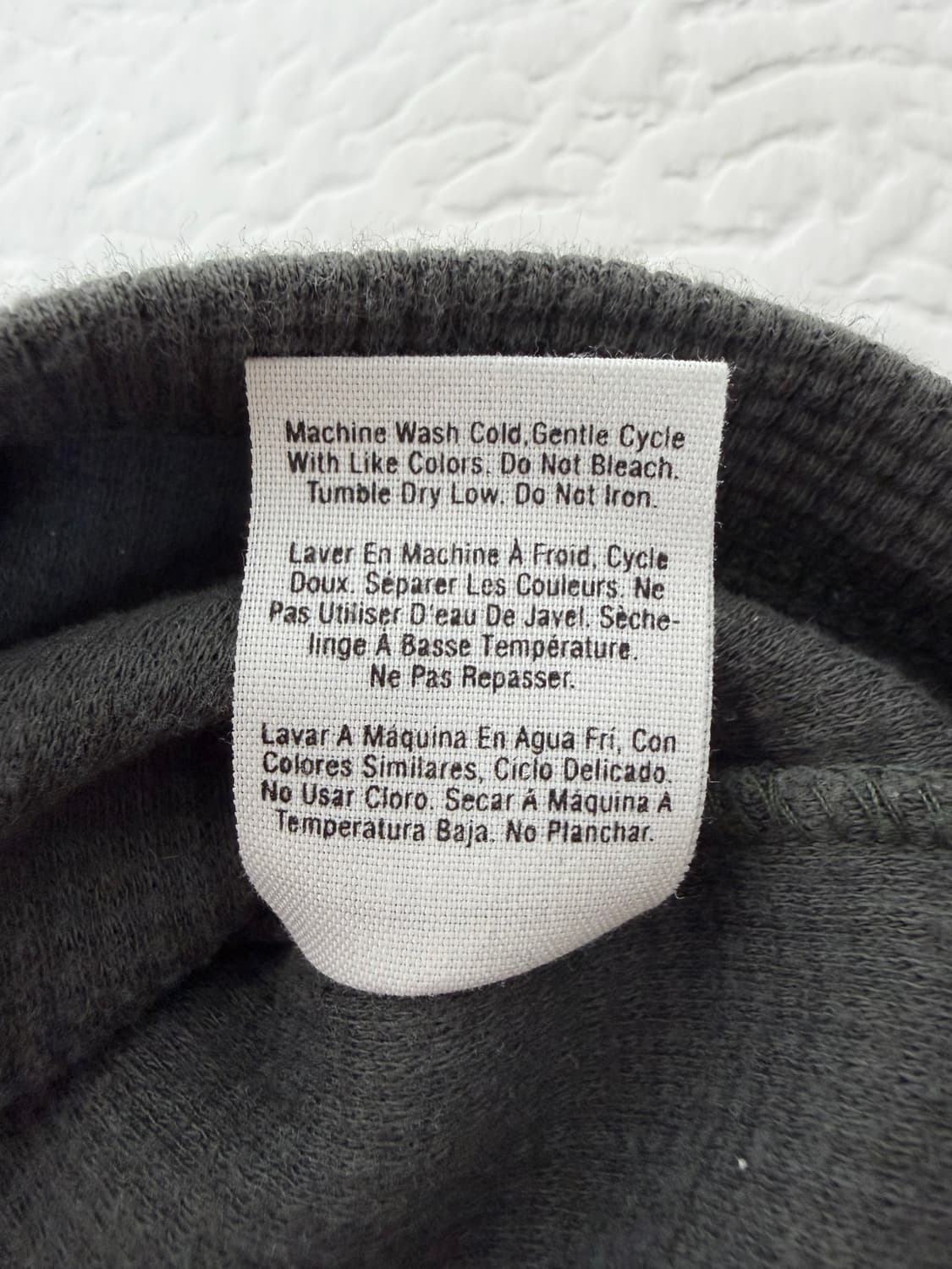 00s DKNY Thermal Tee (olive grey) 상품이미지5