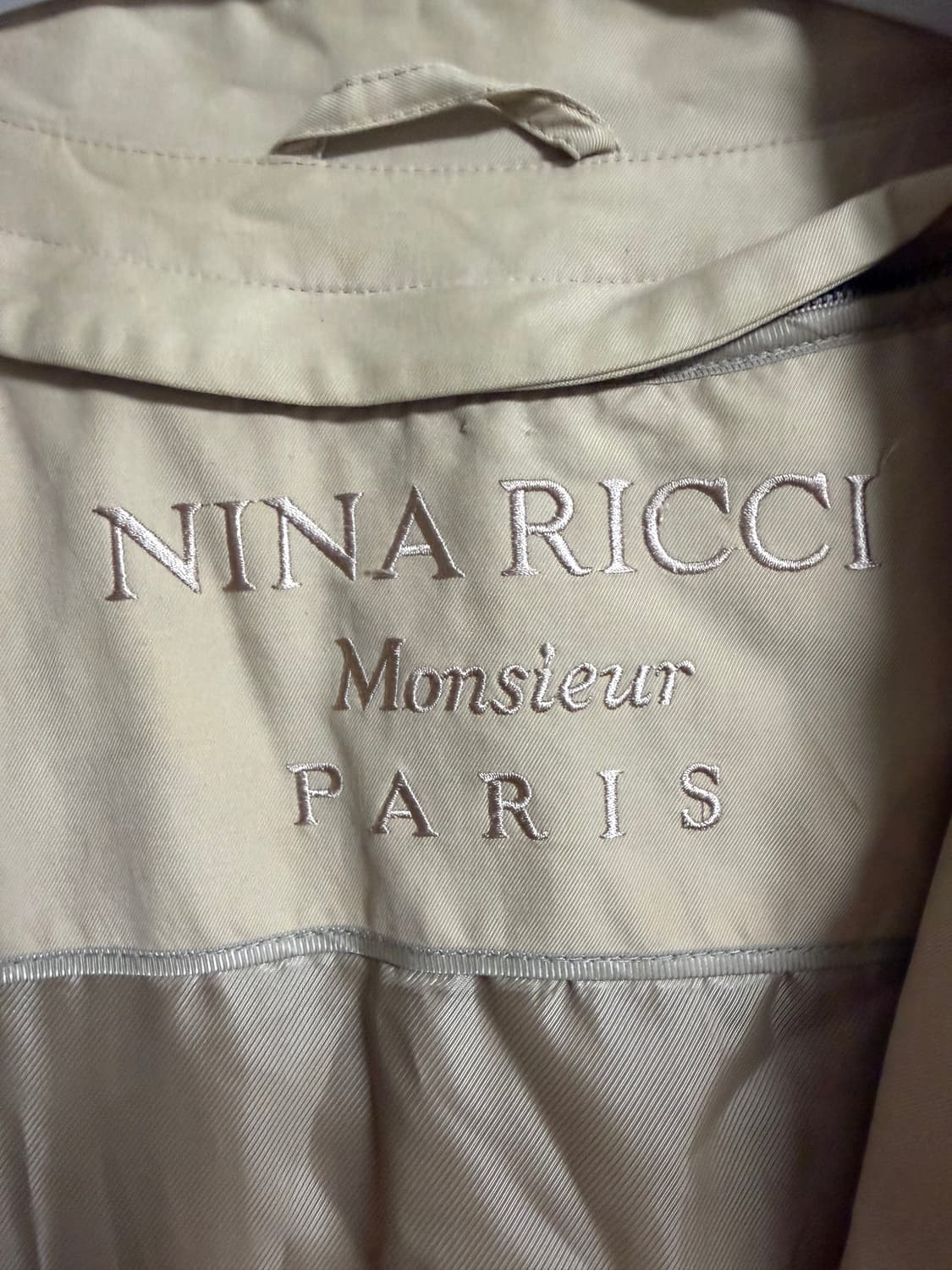 니나리치 무슈 빈티지 트렌치코트 상품이미지3