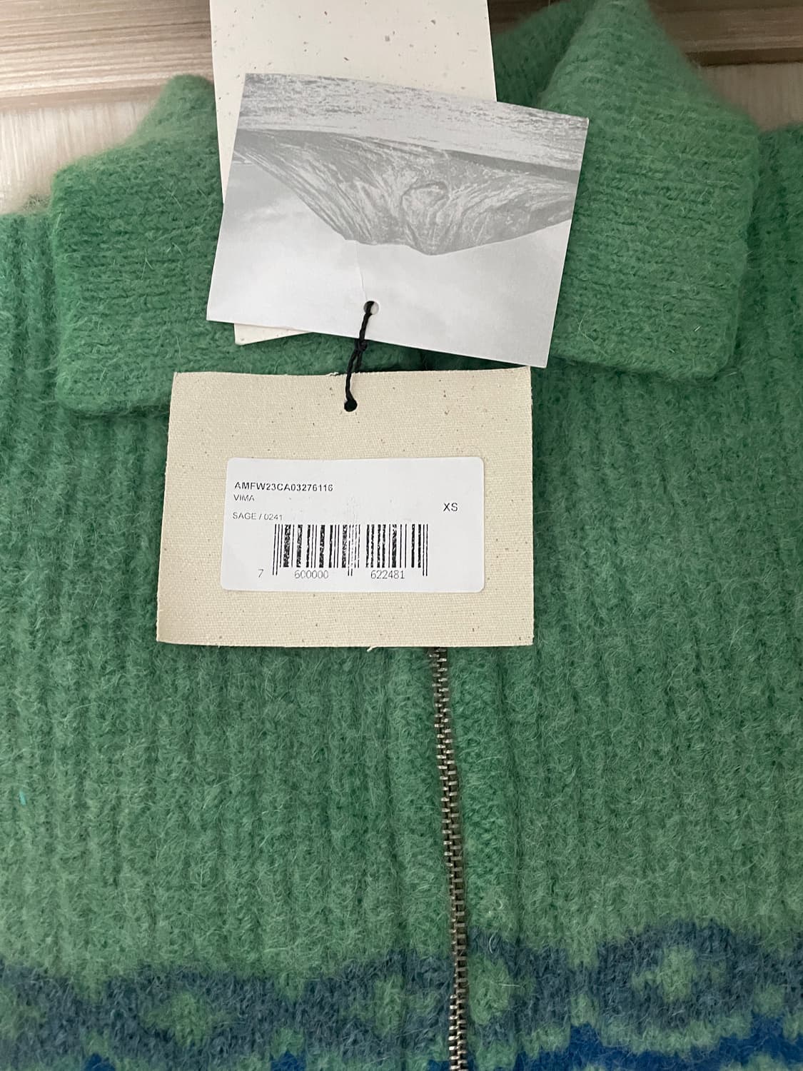 Ranra 집업 니트 xs 판매 상품이미지4