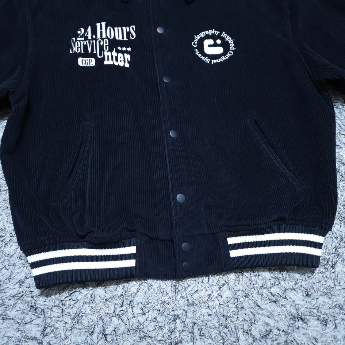 코드그라피) L 남자 코듀로이점퍼 야구점퍼 / 왕눈이샵 상품이미지4