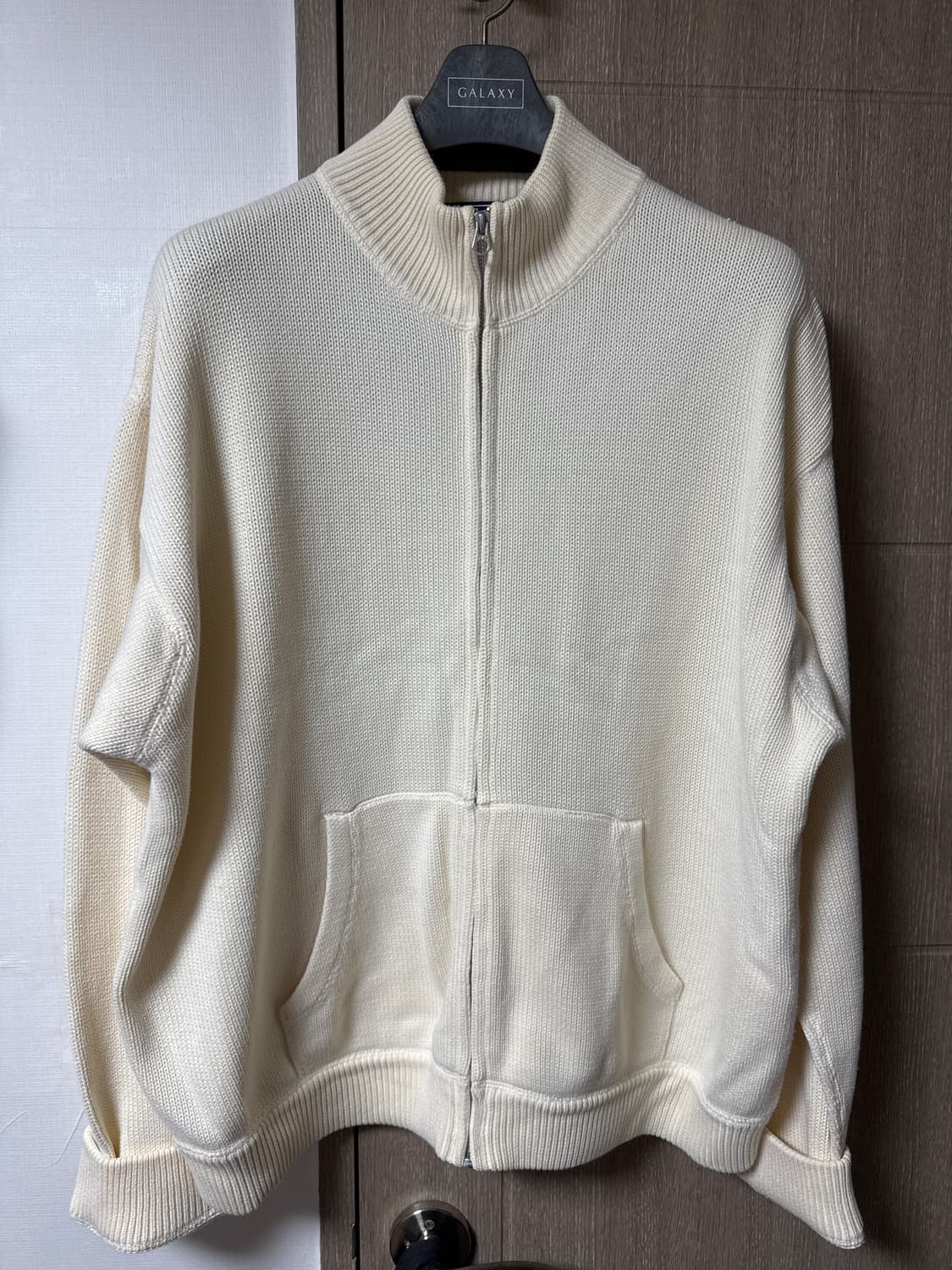 90s 폴로 니트집업 홍콩made 상품이미지1