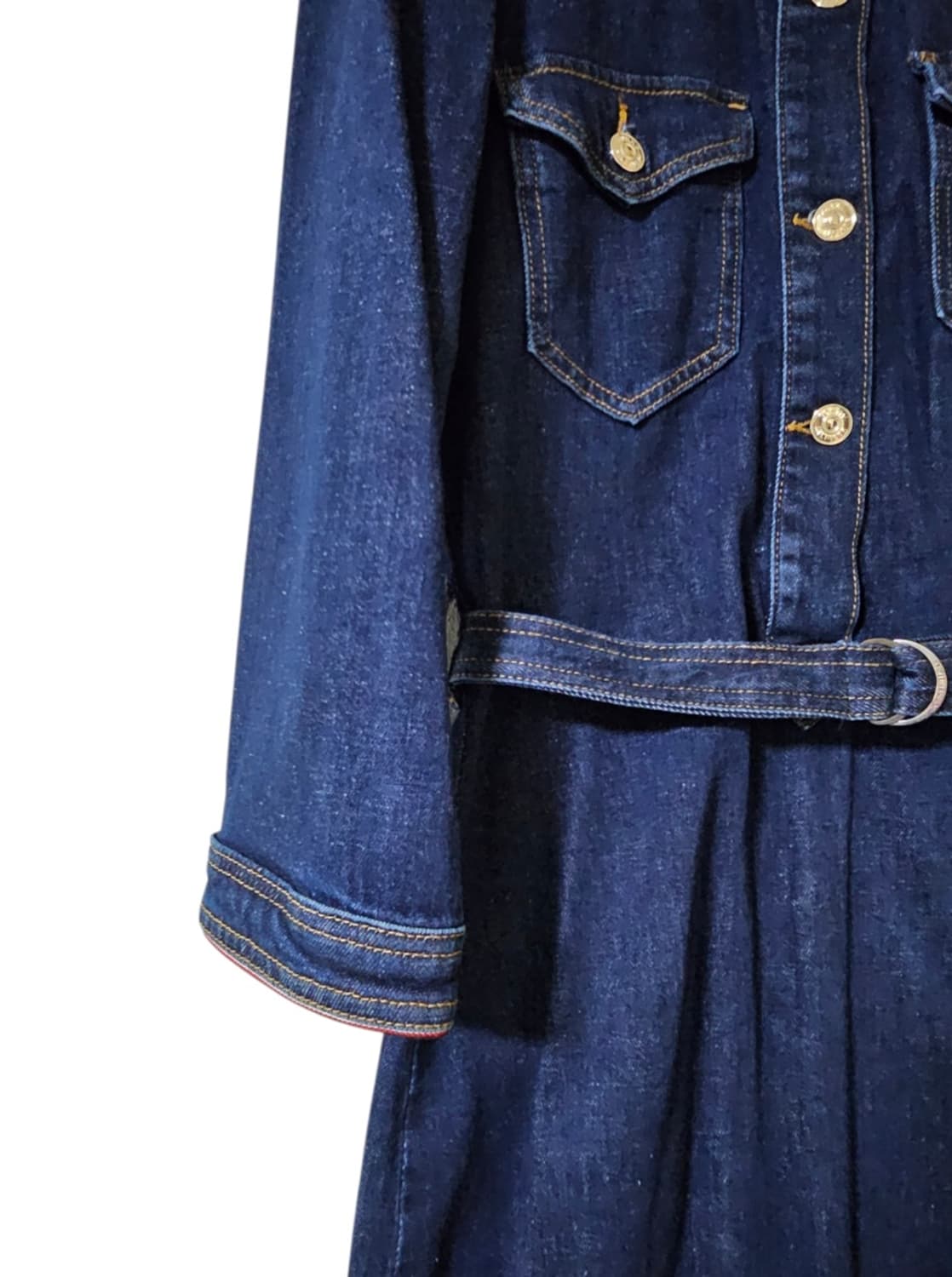 TOMMY HILFIGER 데님 원피스 정품 / 인디고 / 38(66) 상품이미지7