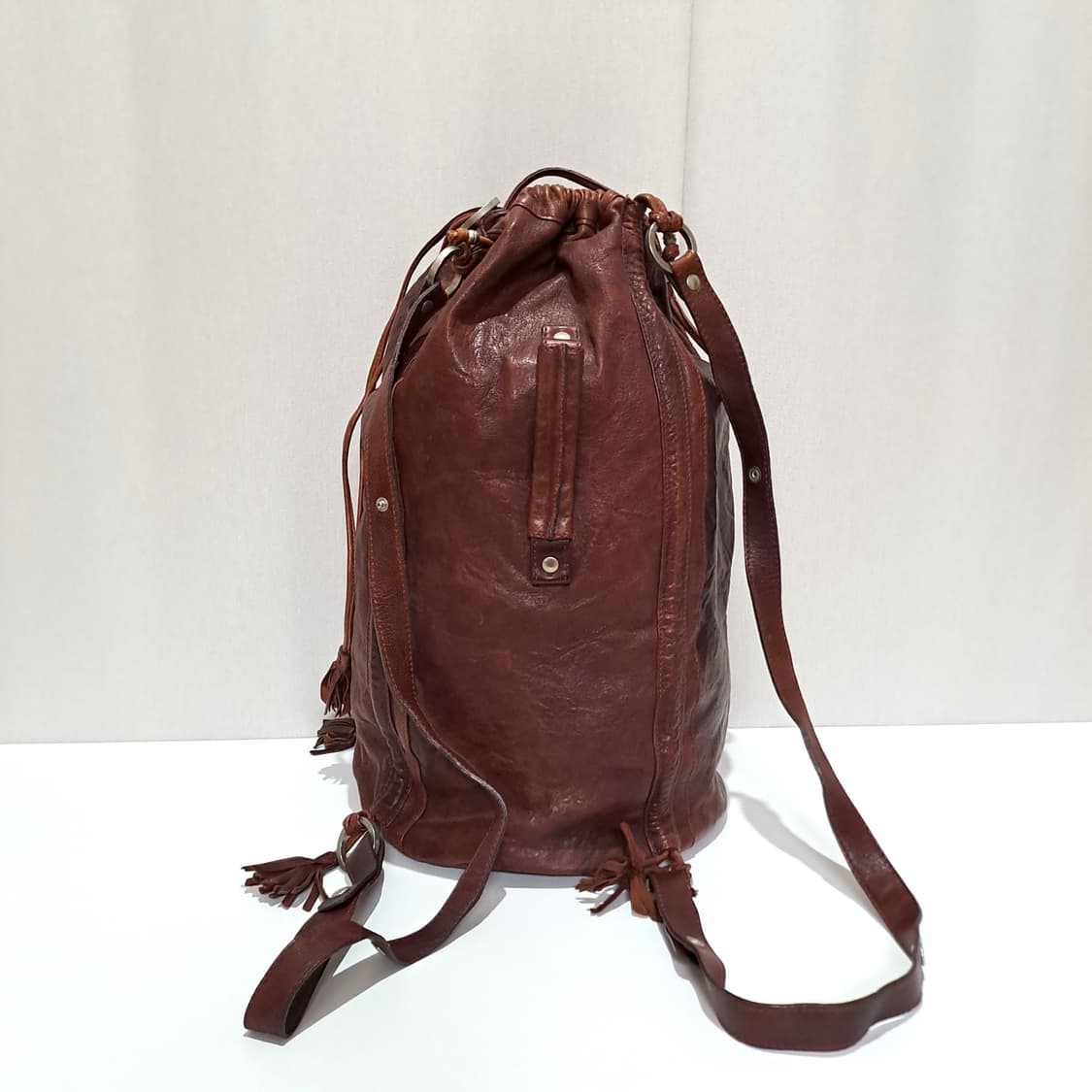 (택포) 이태리 피렌체 복조리 가죽 백팩 B554 상품이미지5