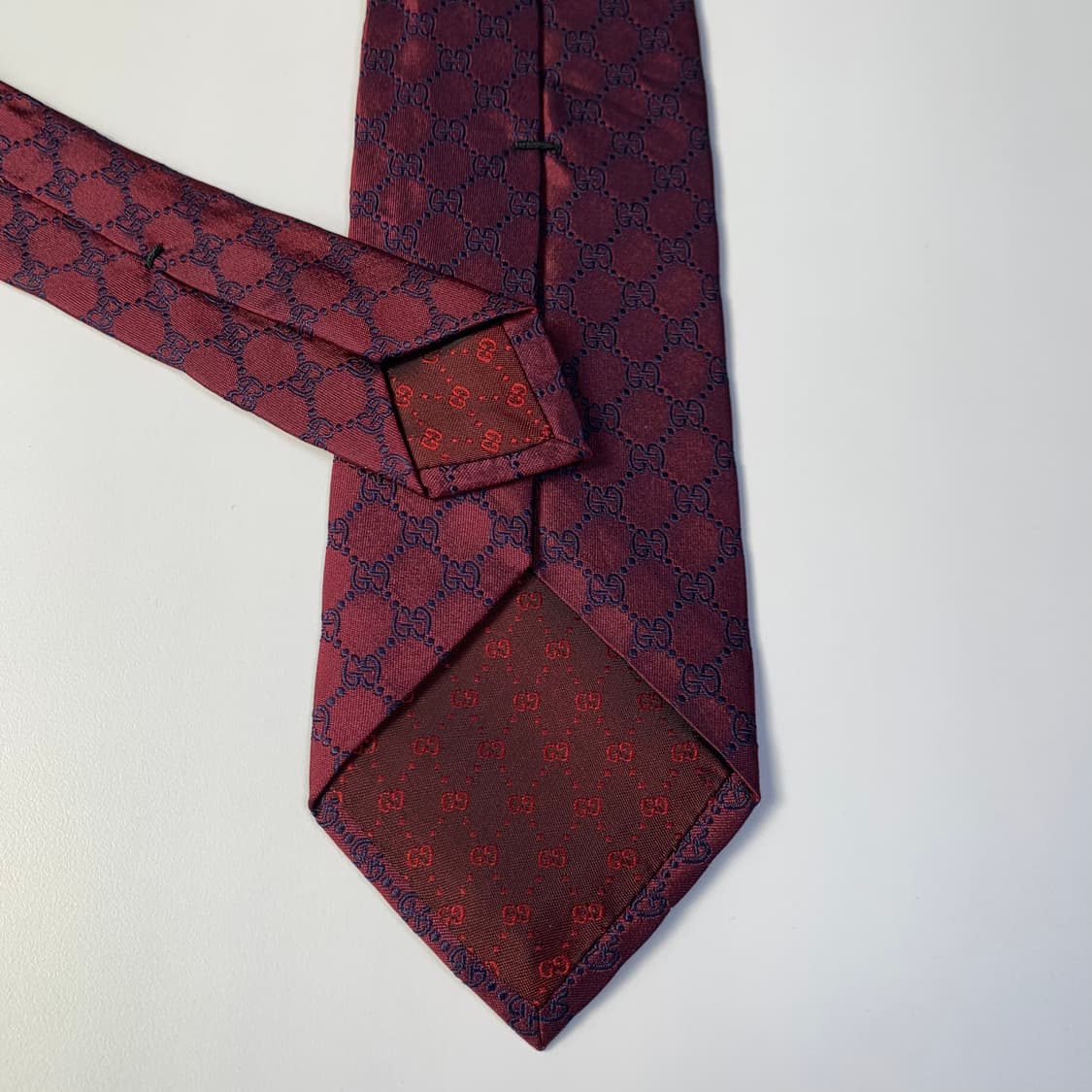 구찌(GUCCI) 신형 GG로고 모노그램 명품넥타이 100실크 8cm 상품이미지6