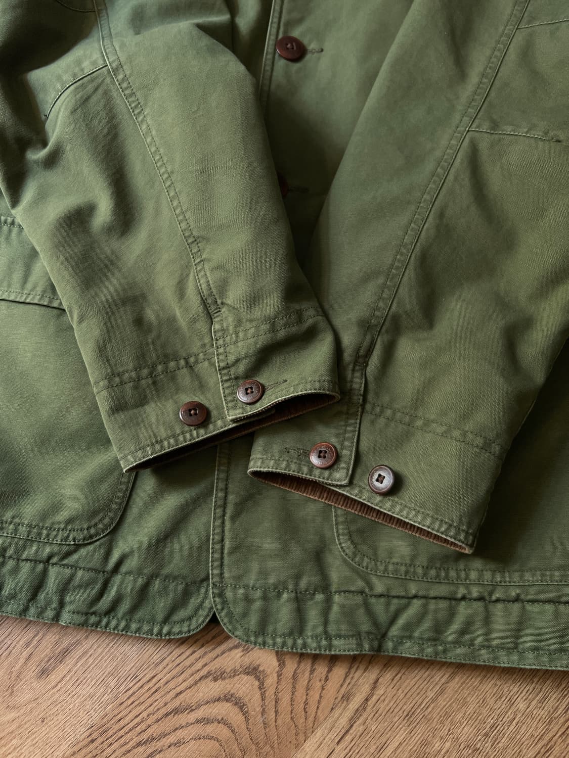 [L]엘엘빈 USA 신슐레이트 퀼팅 라이닝 빈티지 그린 헌팅 자켓 상품이미지6