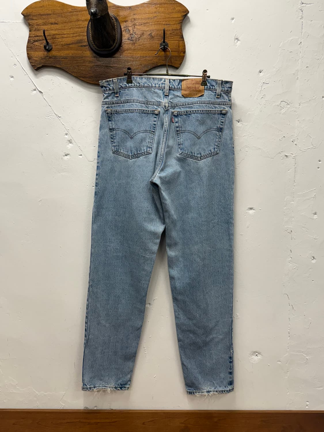 37) 90s USA Levi’s 550 Light Blue Denim  상품이미지2