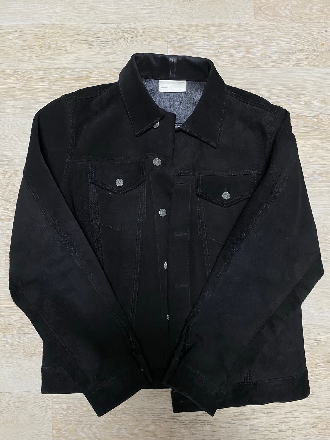 자라 오리진스 스웨이드 트러커 자켓 L-XL 상품이미지1