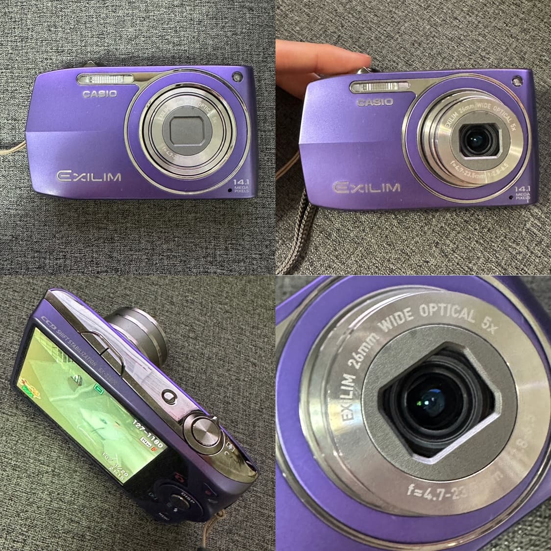 레드벨벳 조이 디카 💜카시오 엑슬림 EX-Z2000 퍼플 (z2300 상품이미지5