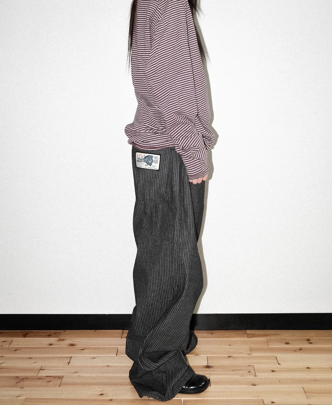 리키 스트라이프 데님 팬츠 P.C Striped Denim Pants 상품이미지2