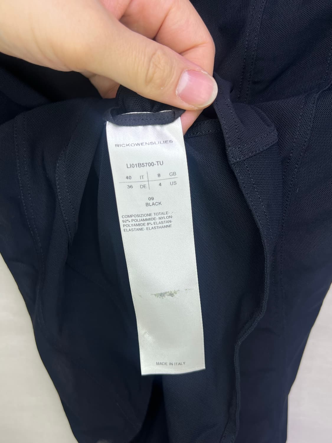 릭오웬스 23SS 롱슬리브 메쉬 자켓 상품이미지6