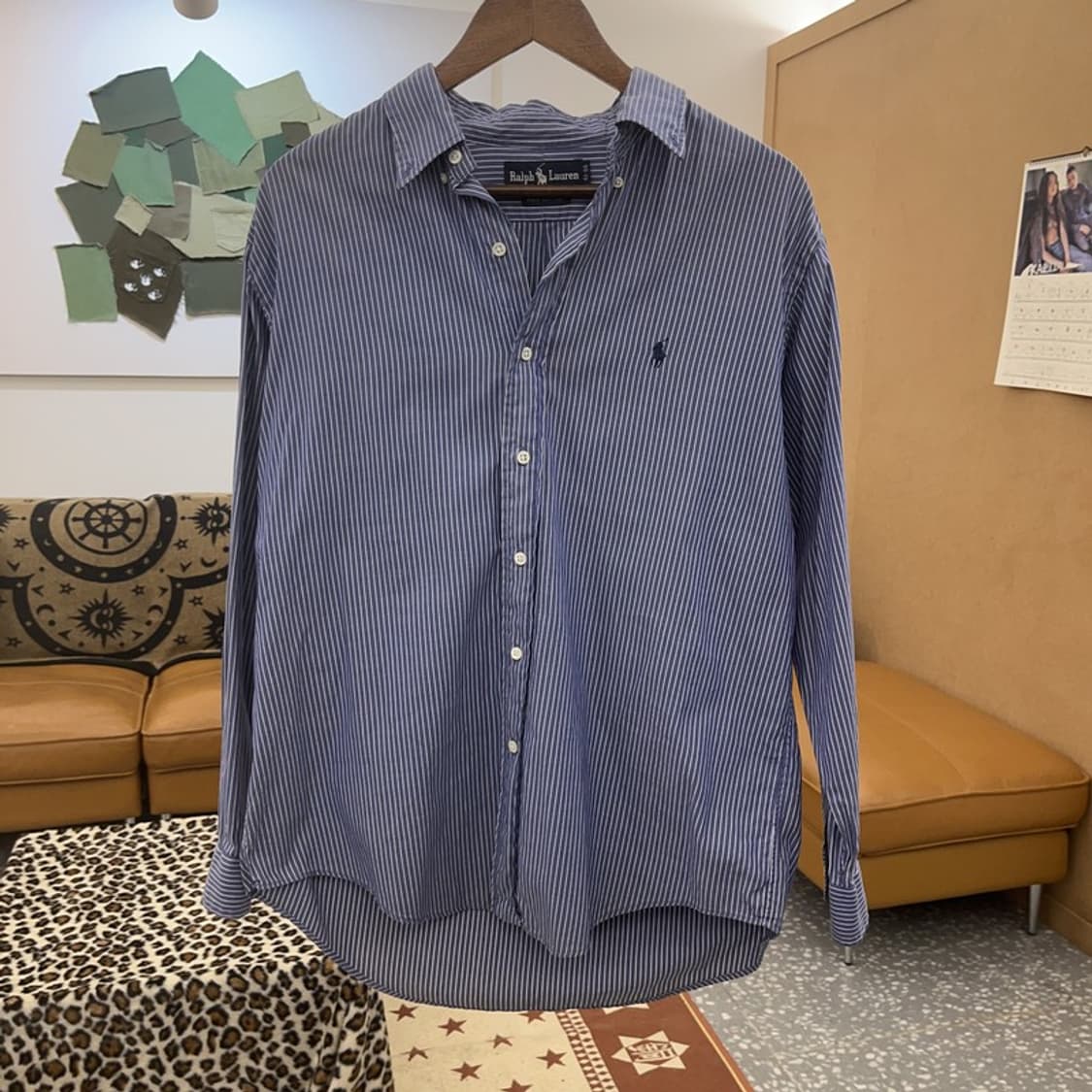 폴로 랄프로렌 모던 캐주얼 시크 스트라이프 셔츠 105 C09046 상품이미지3