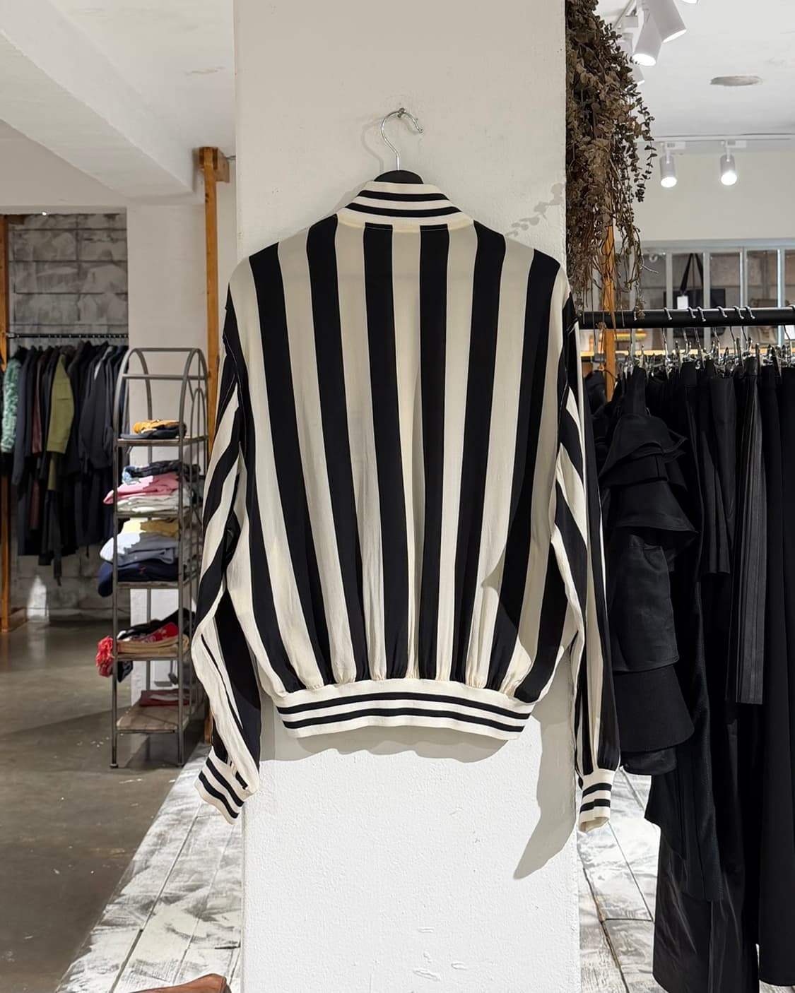 크리스찬 디올 몬슈어 스트라이프 새틴 블루종 자켓 상품이미지6