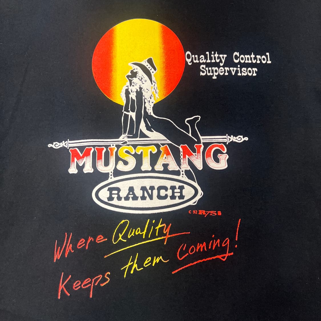 Mustang Ranch Pin-Up Girl Graphic T 상품이미지2