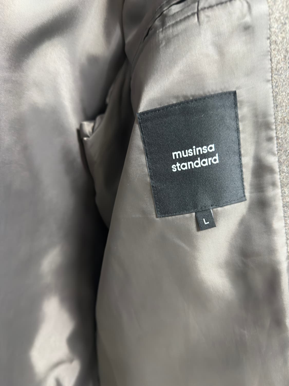 무신사 스탠다드 데일리 하프 발마칸 코트 토프 L 택 없는 새상품 상품이미지2