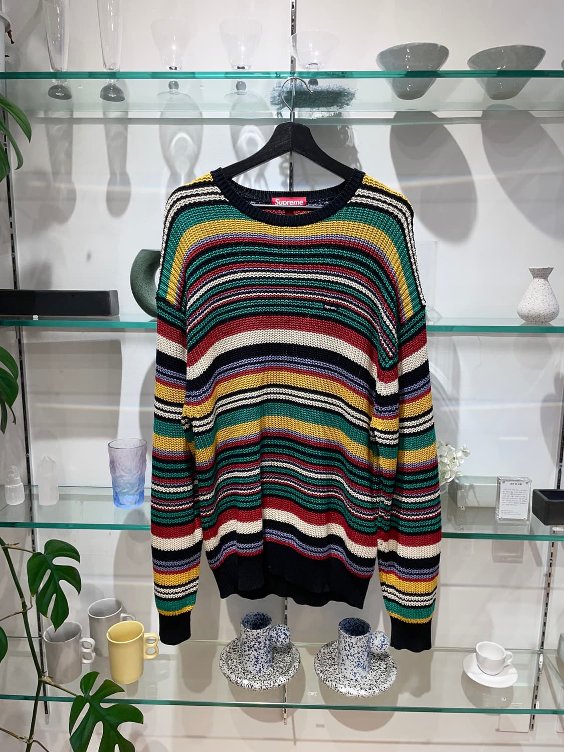 슈프림 small box ribbed sweater 상품이미지1