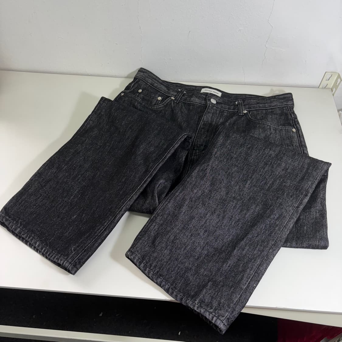 34 XL 블렌디드 인스턴트데님 히스토모 일자핏 청바지 상품이미지3