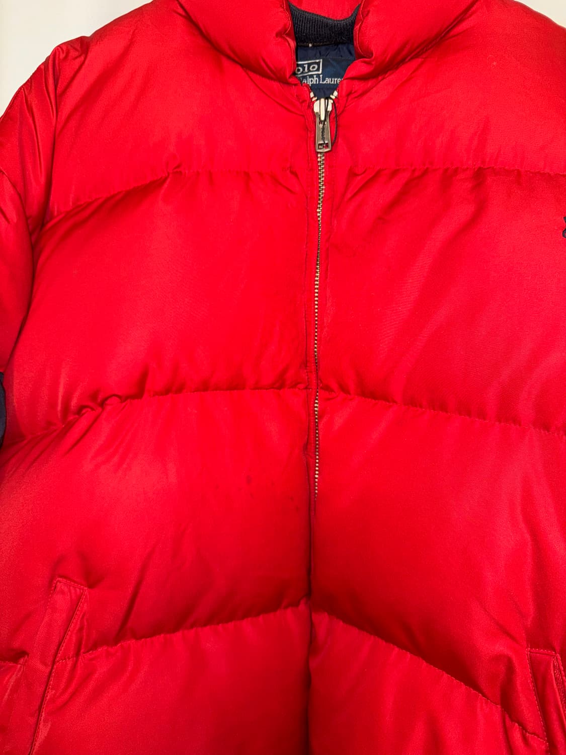 90's 폴로 랄프로렌 블록 다운 푸퍼 재킷 B26 상품이미지8