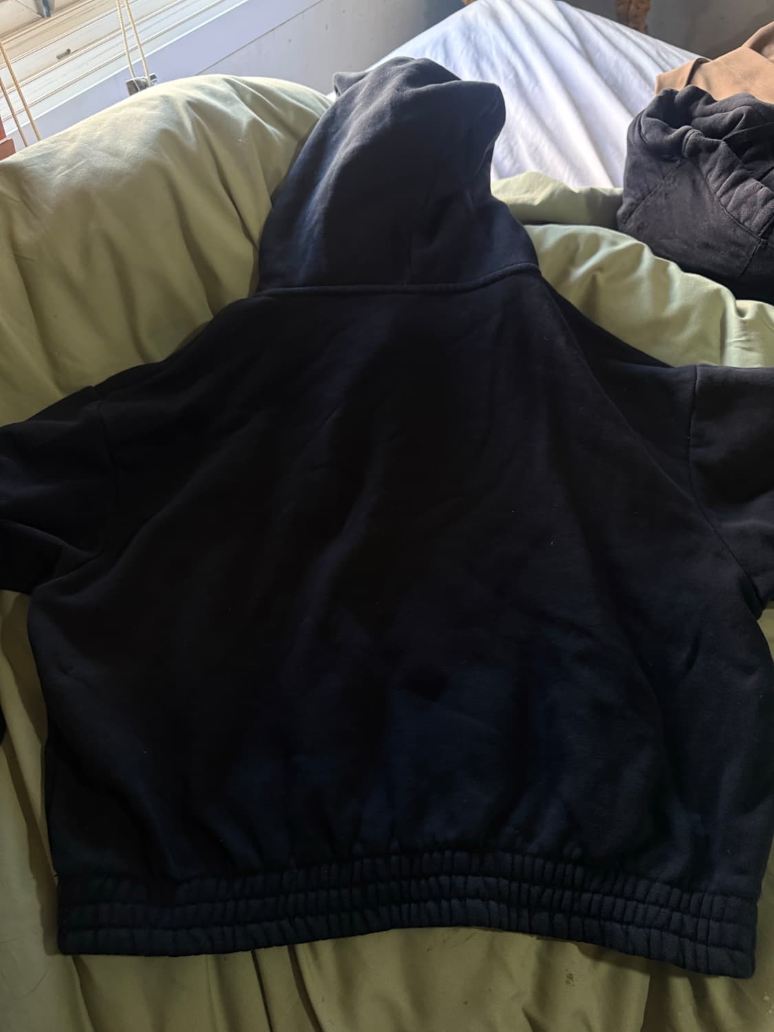NIKE 크롭후드 블랙 상품이미지2