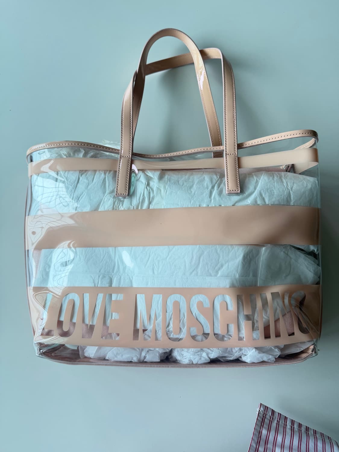 Love Moschino pvc 미사용 쇼퍼백 상품이미지2