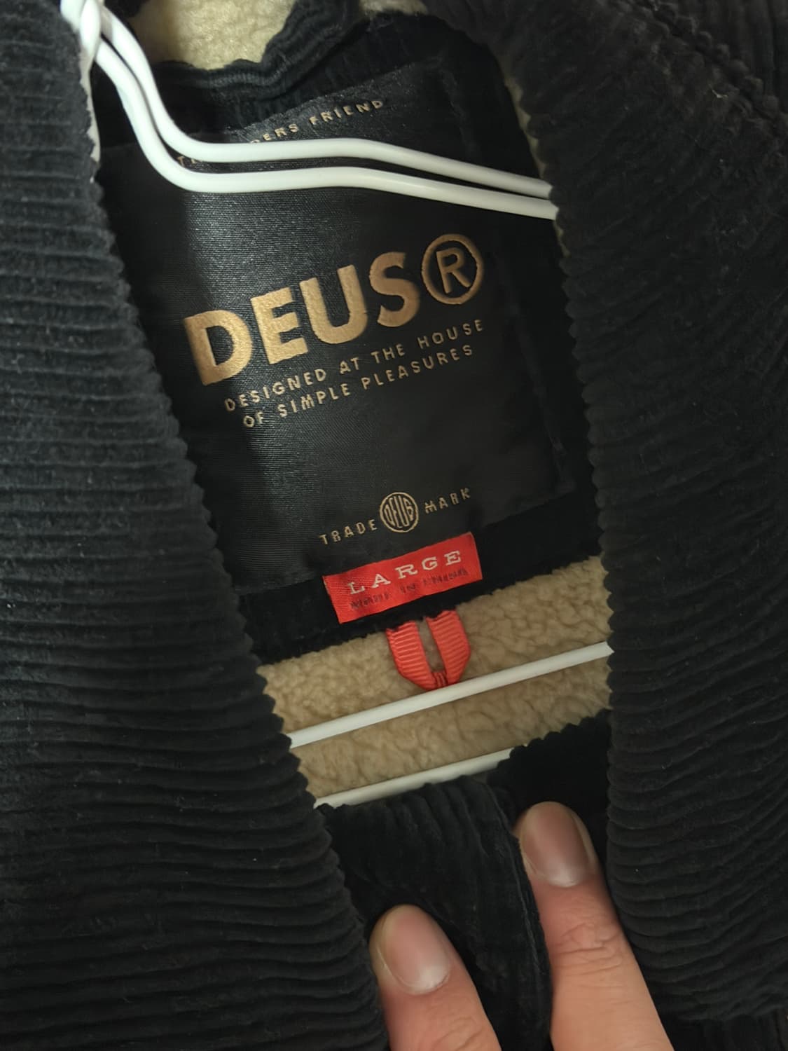 데우스 엑스 마키나 코치 자켓 블랙 상품이미지4