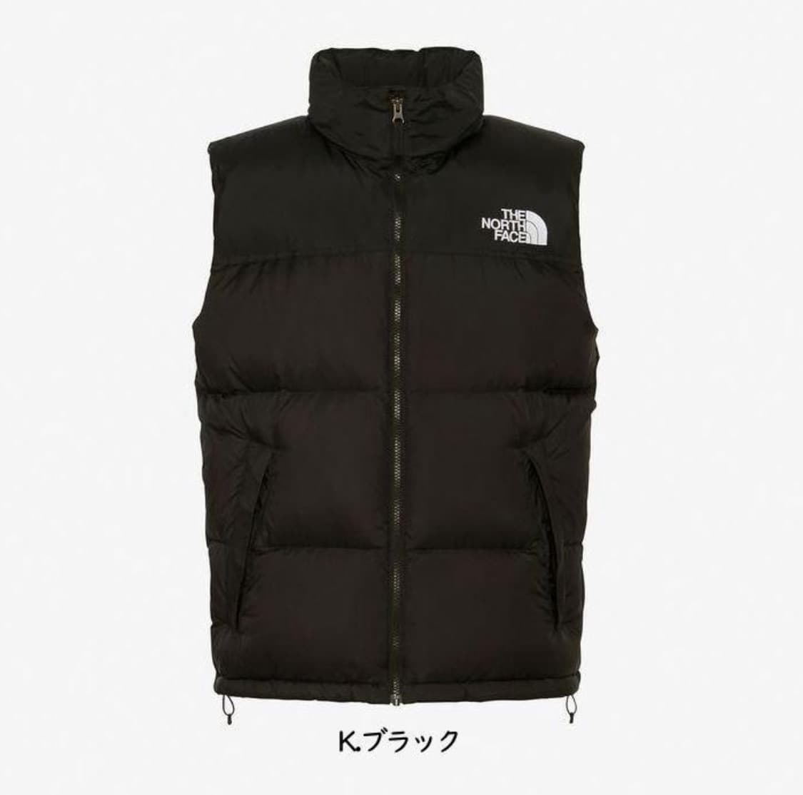 노스페이스 재팬 눕시 패딩 조끼 블랙 XL 상품이미지1