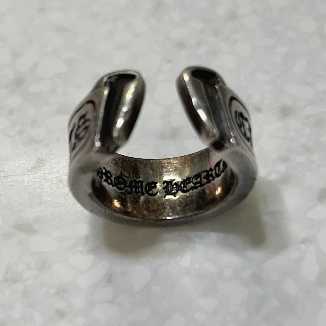 크롬하츠 스크롤라벨링 라지 (말발굽링) 상품이미지5