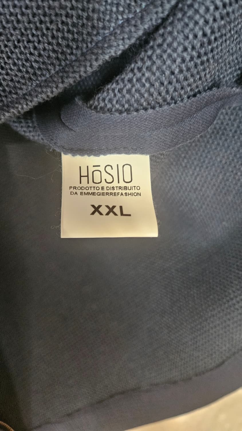 Hosio wool knitted hoodie jacket 2XL 상품이미지6