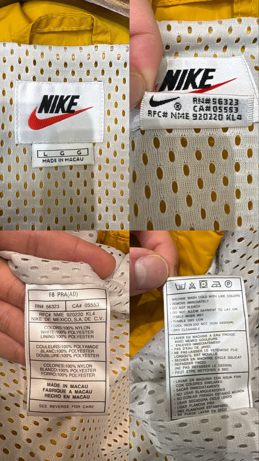 90s 나이키 포켓 하프집업 바람막이 상품이미지10