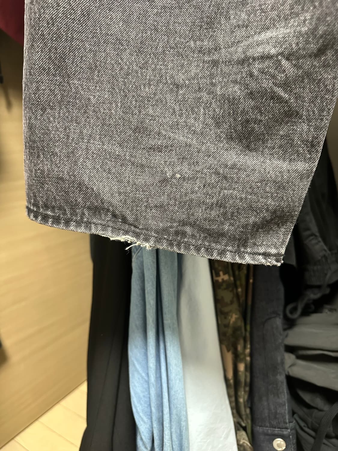 언더커버 x 리바이스 UC1E9502 팬츠 블랙 상품이미지6