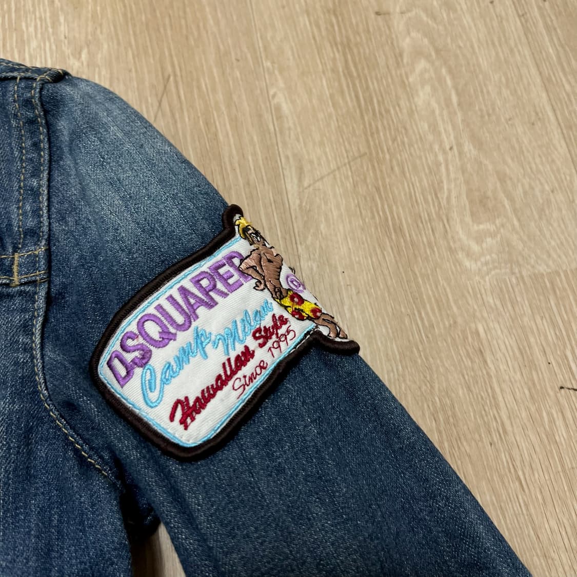 디스퀘어드2 여성 멀티패치 포켓 데님자켓 청자켓 40  상품이미지4