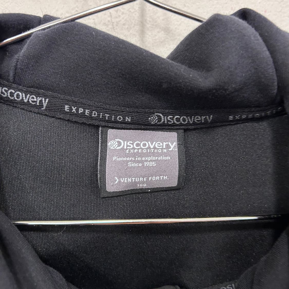 디스커버리 하이넥 코튼 후드집업 상품이미지3