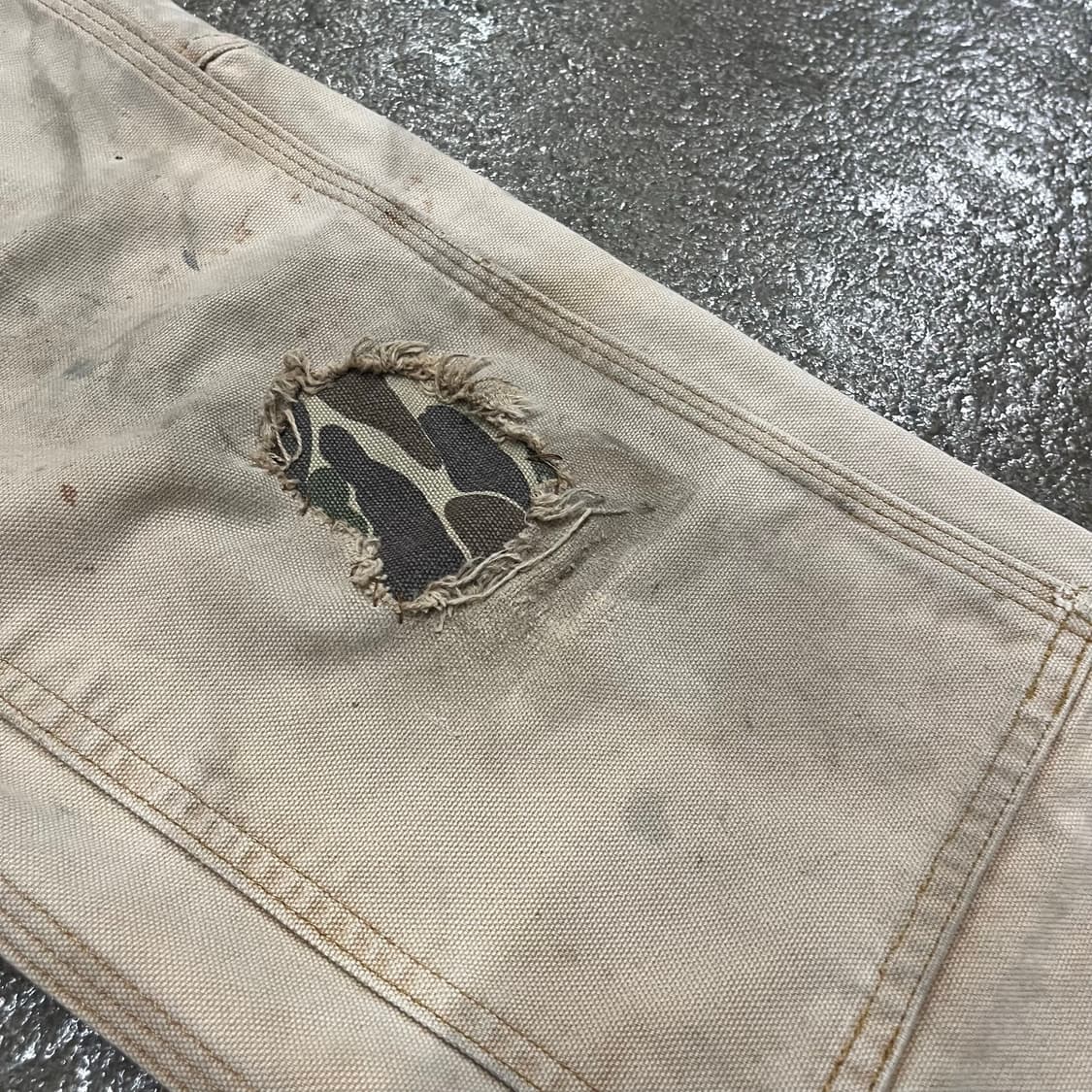 Carhartt 리페어 더블니 팬츠 (33“) 상품이미지4