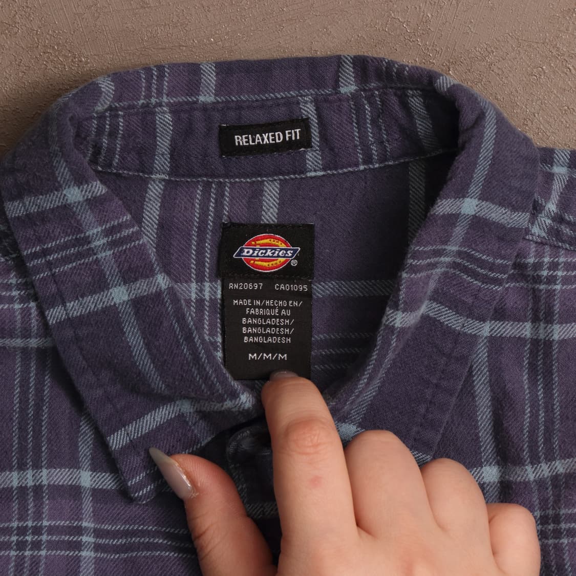 디키즈 플란넬 체크 워크셔츠 A1694 상품이미지3