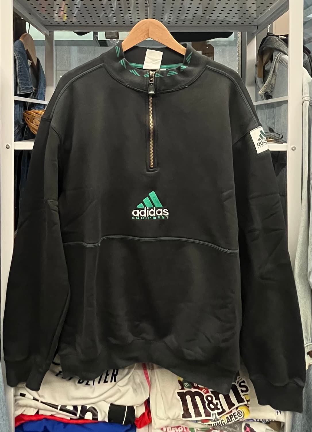 아디다스 Equipment 하프집업 블랙 상품이미지1