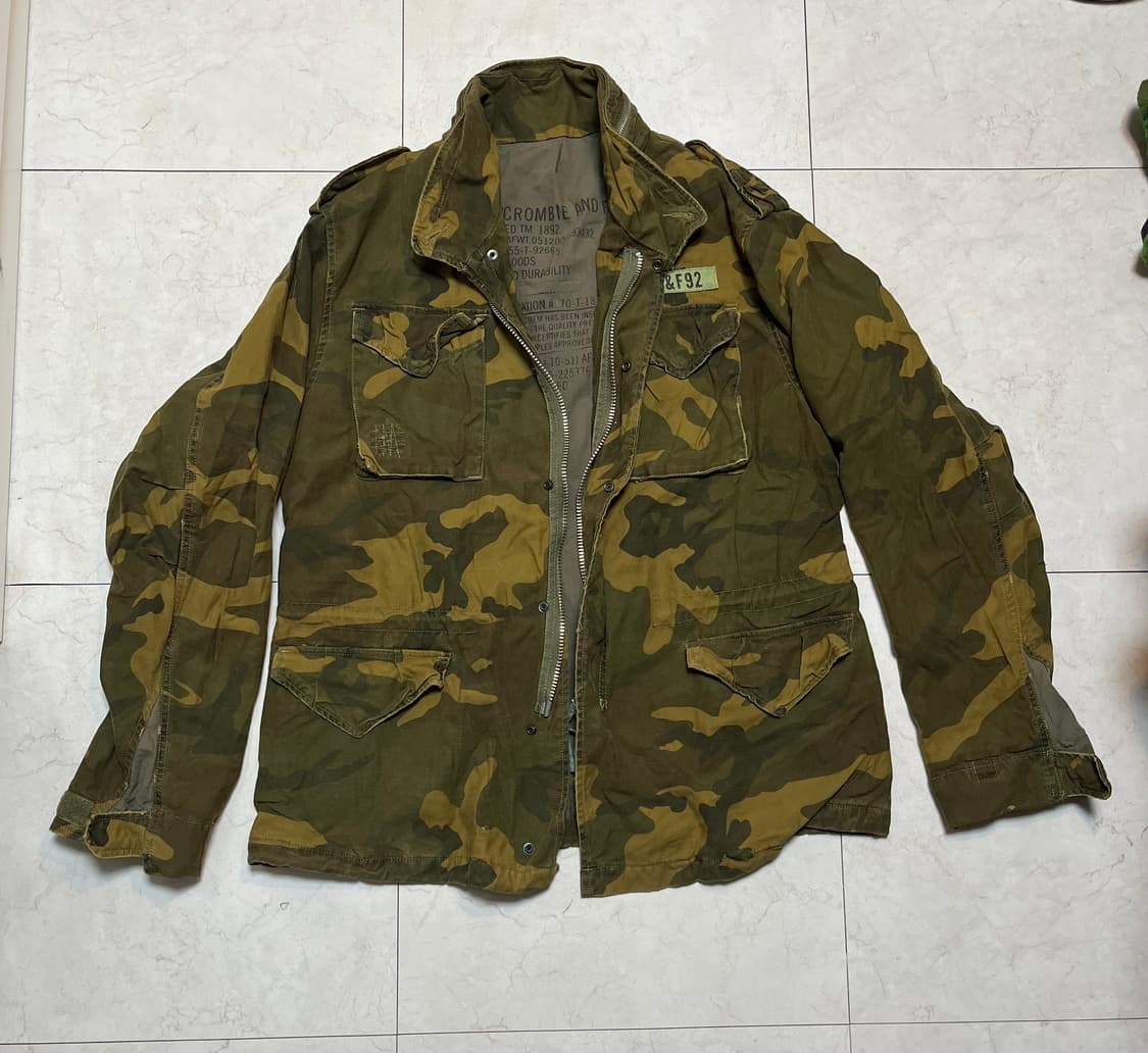 아베크롬비 앤 피치 카모 패턴 야상 L 상품이미지2