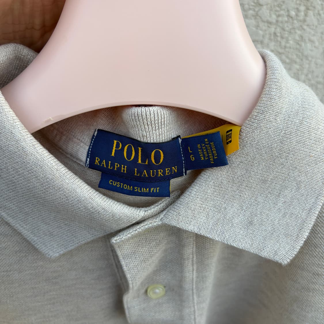 QR택)폴로 랄프로렌 그레이 브라운 포니 PK반팔 티셔츠 상품이미지3