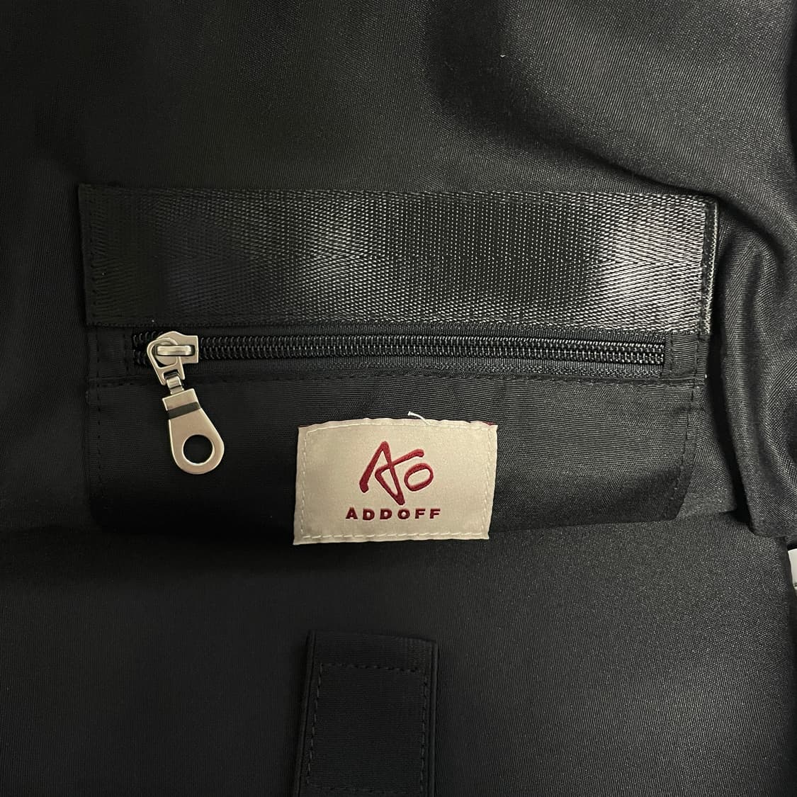 애드오프 백팩 EYELET CREASED BACKPACK BLACK 상품이미지6