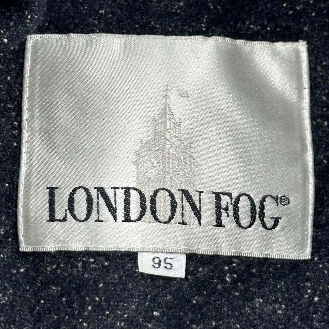 런던포그 빈티지 클래식 울 블루종 자켓 챠콜 M 상품이미지5